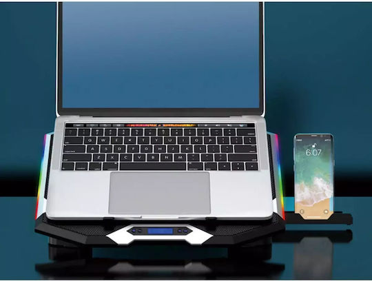 Conceptronic Ergo Cooling Pad for Laptop up to 17" with 6 Fans and Lighting