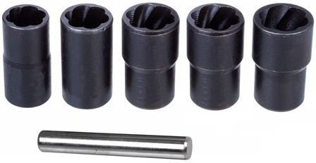 Комплект ударни вложки 1/2" 6 части Kd11791 Kraft&dele