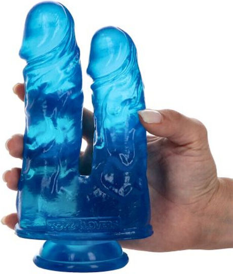 Toyz4lovers Caino Abele Glass Dildo With Suction Cup Blue 17.5cm