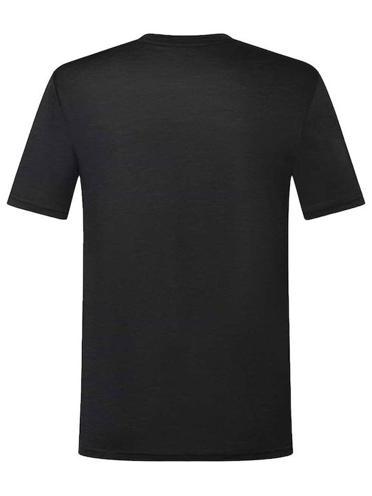Sportliche Herrenbluse Kurzarm Schwarze