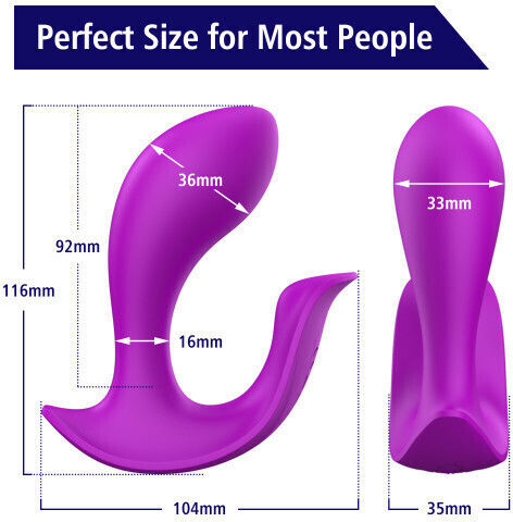 ToyBox My Secret Klitoris Vibrator mit Fernbedienung Lila