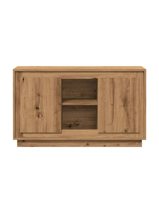Sideboard Wooden with Drawers Coffee 102x35x60cm
