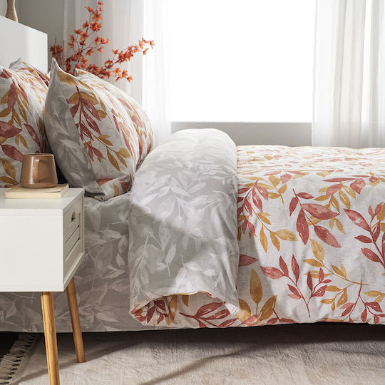 Vesta Home Set Cearșafuri cu Elastic 160x200+40cm. Aspa Gri 4buc