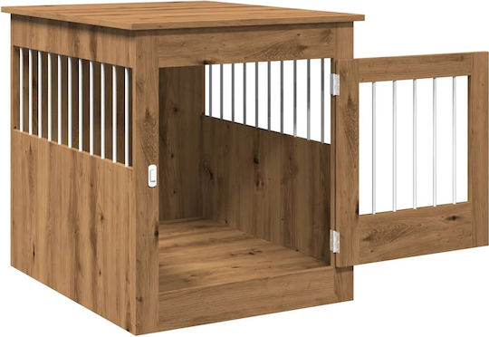 vidaXL Dog Wire Crate 64.5x80x71cm