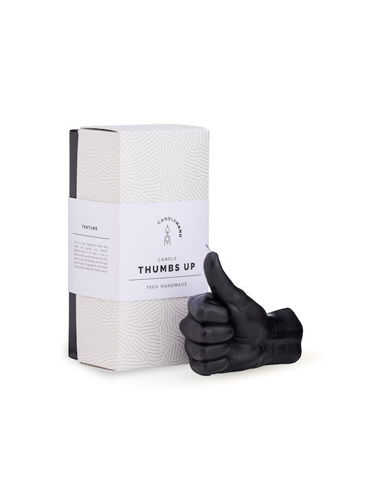Κερί Χειρονομίας Thumbs Up Μαύρο 380gr Candlehand