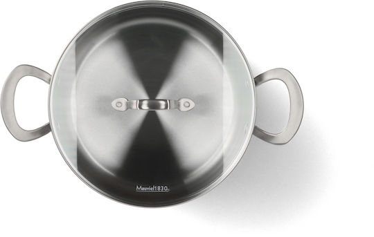 Mauviel 1830 Mauviel Pot Deep Stainless Steel Pot 5.7lt / 24cm