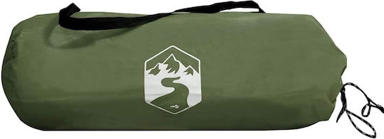vidaXL Camping Tent Igloo Green 3 Seasons for 2 People