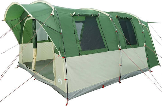 vidaXL Car Camping Tent Green for 4 People
