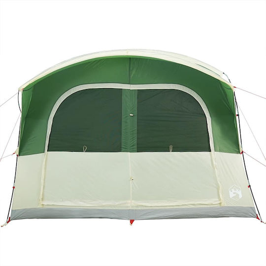 vidaXL Car Camping Tent Green for 4 People