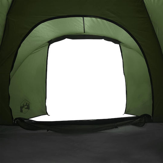 vidaXL Camping Tent Igloo Green 3 Seasons for 2 People