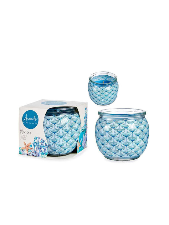 Atmosphera Scented Candle Jar with Scent Ocean Blue 7x6.3cm 1pcs