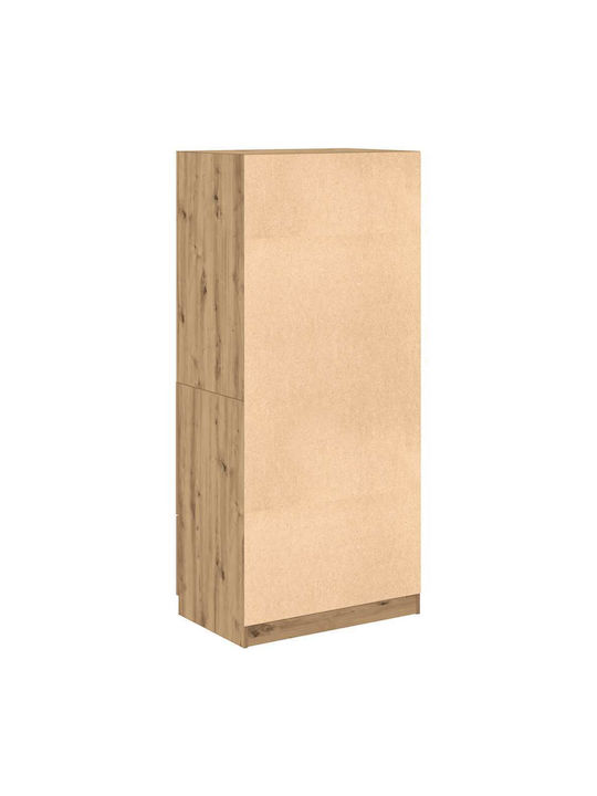 Δίφυλλη Ντουλάπα Oak Ar 80x52x180cm