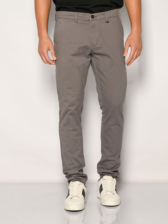 Brokers Jeans Trousers Chino in Slim Fit Anthracite