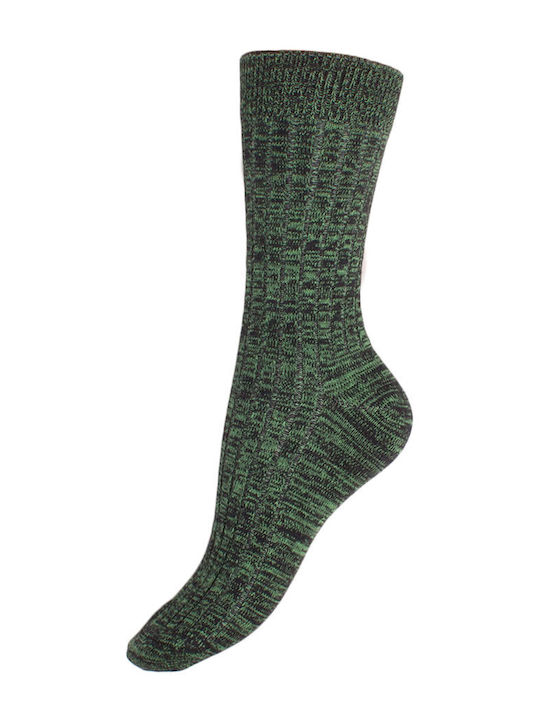 Livoni Damen Socken Green 1Pack