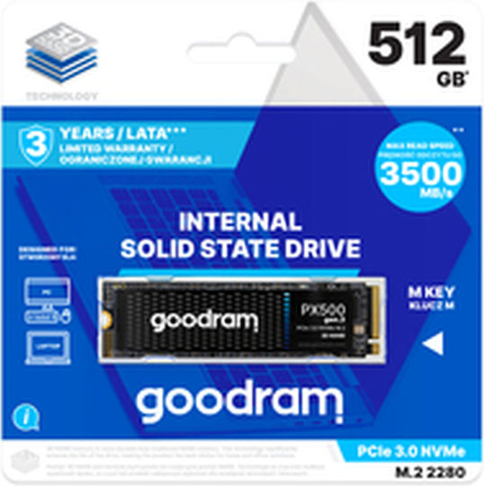 GoodRAM PX500 SSD 512GB τύπου M.2 με σύνδεση PCI Express 3.0