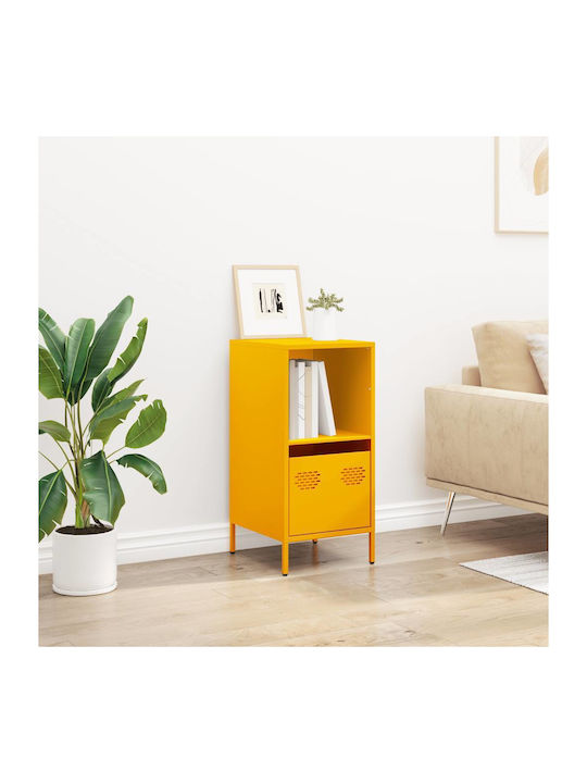 Office Storage Metal Cabinet Mustard L35xW39xH73.5cm