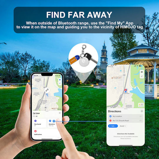 Hyperloq NeoTag Classic Apple Find My Κίτρινο