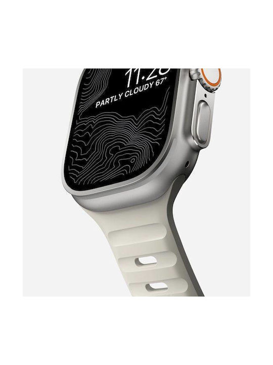 Nomad Sport Strap V2 Lsr Curea Silicon Gri (Apple Watch 38/40/41/42mm)