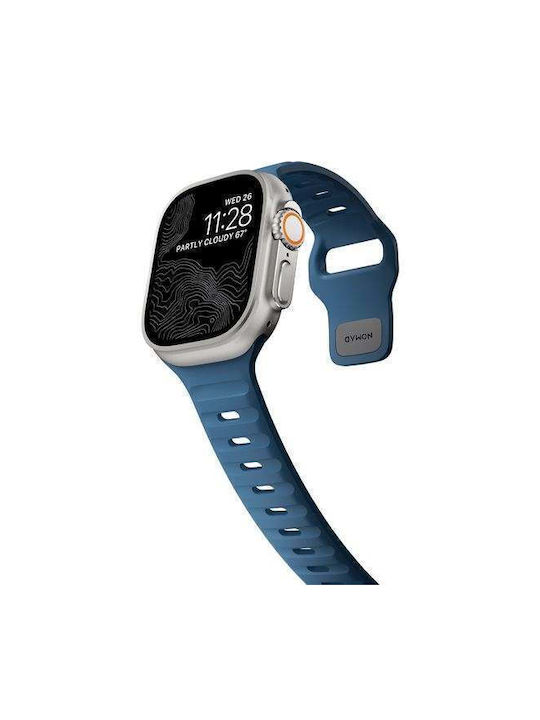 Nomad Sport Strap V2 Lsr Strap Silicone Blue (Apple Watch 38/40/41/42mm)