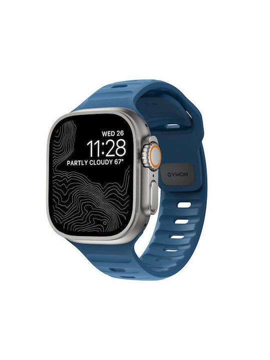 Nomad Sport Strap V2 Lsr Strap Silicone Blue (Apple Watch 38/40/41/42mm)