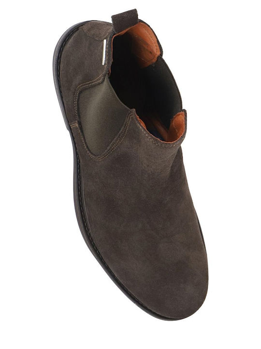 Suede Chelsea-Stiefel Braun Herrenstiefel