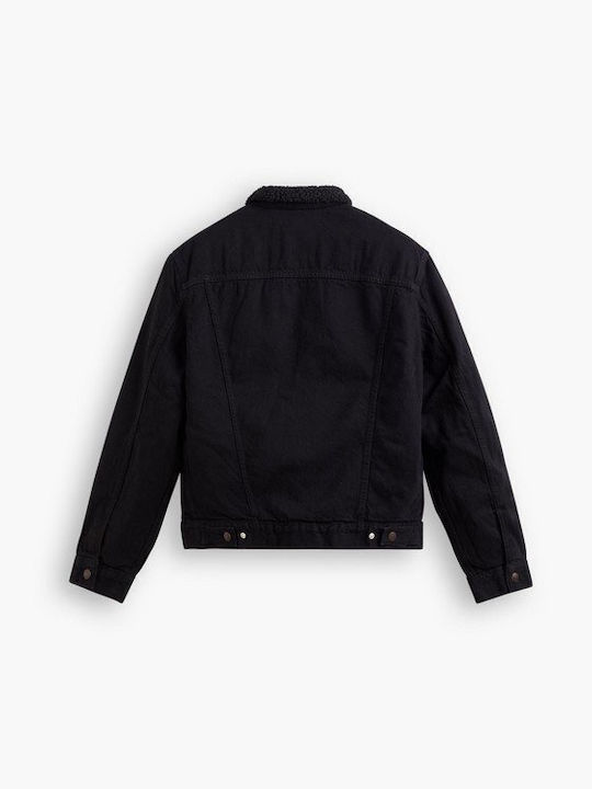 Levi's Type 3 Sherpa Trucker Jacket Black