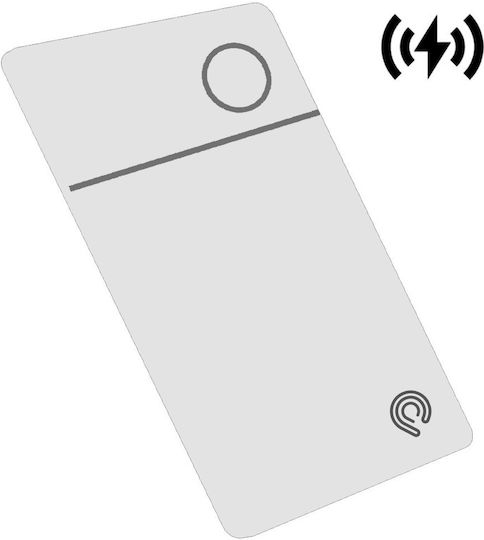 Hyperloq NeoCard Apple Find My Alb Reîncărcabil