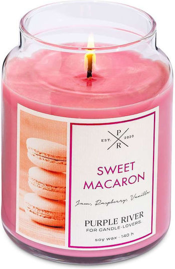 Purple River Aromatisches Soja-Kerze im Gefäß Rote 623gr