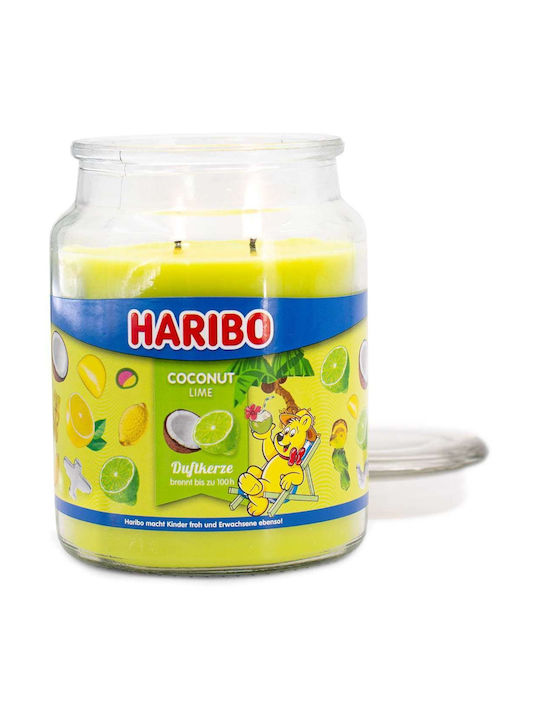 Haribo Lumânare Aromatică în Borcan cu Miros de Nucă de Cocos 510gr