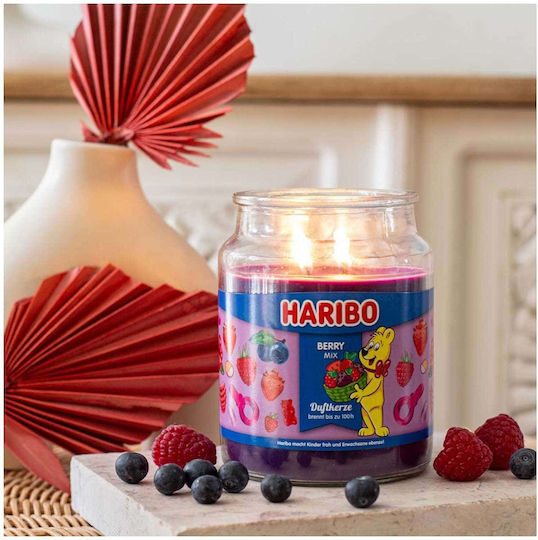 Haribo Ароматична Свещ в Буркан с Аромат Berry Mix 510гр