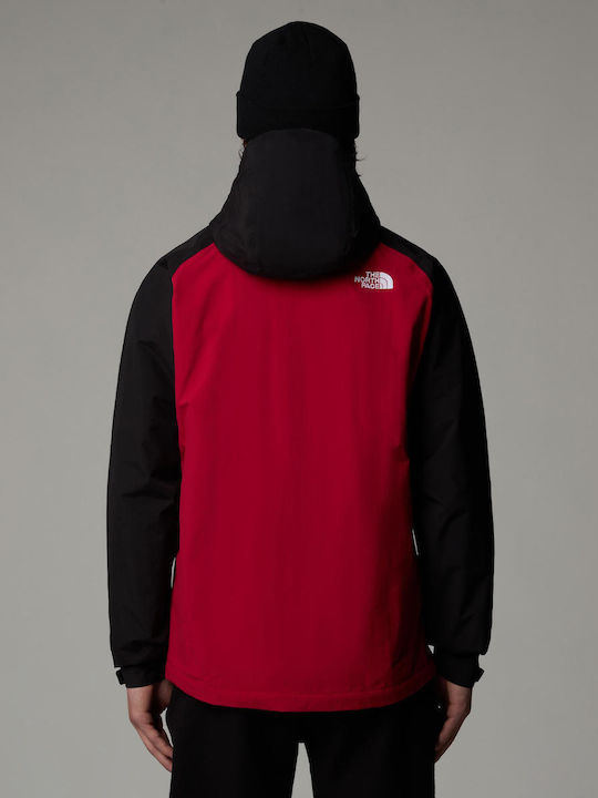 The North Face Stratos Jacket Garnet Red, High Risk Red, Tnf Black