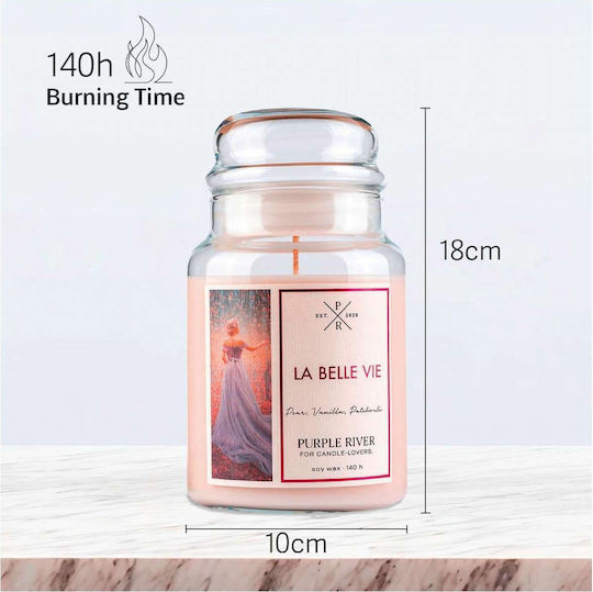 Purple River Lumânare Aromatică Din Soia În Borcan 623gr