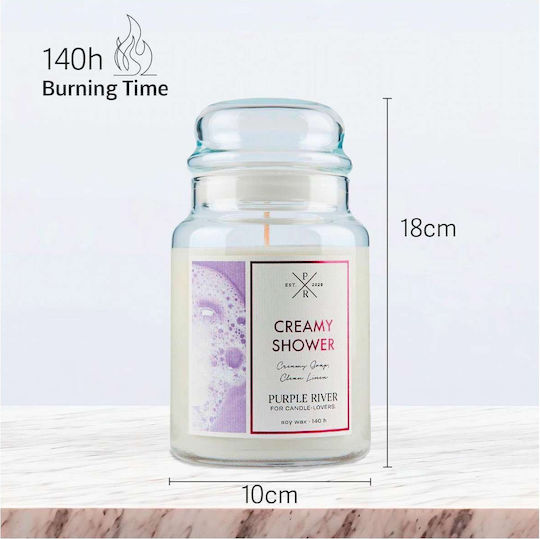 Purple River Lumânare Aromatică din Soia în Borcan 623gr