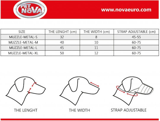 Pet Nova Намордник за куче Large