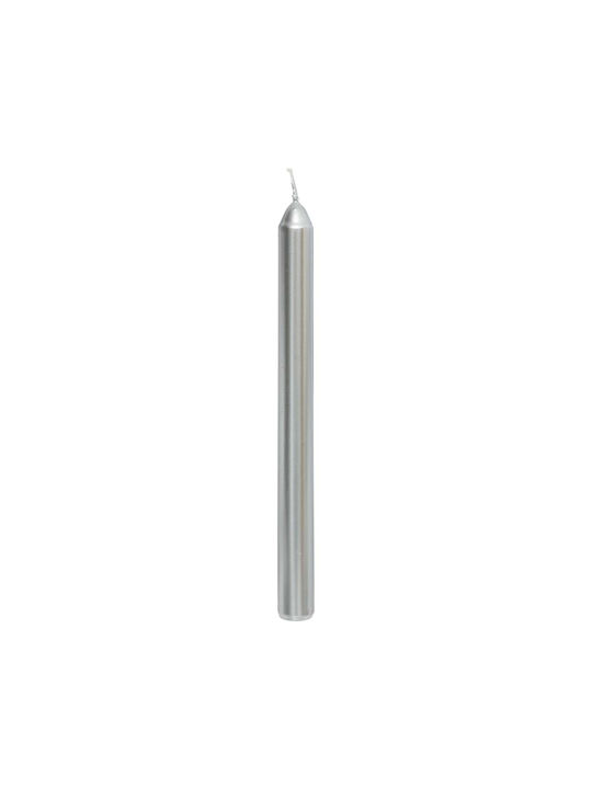 Atmosphera Scented Candle Taper Silver 25cm 4pcs