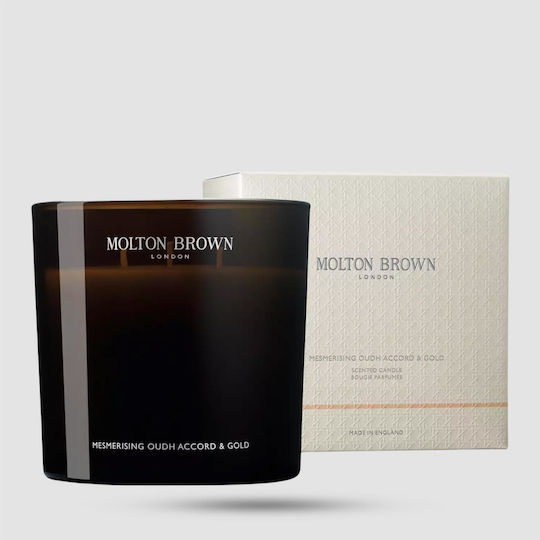 Molton Brown Αρωματικό Κερί σε Βάζο με Άρωμα Mesmerising Oudh Accord & Gold 600gr