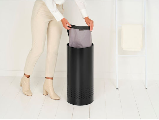 Brabantia Κάδος Απορριμμάτων Πλαστικός Μαύρος 35lt