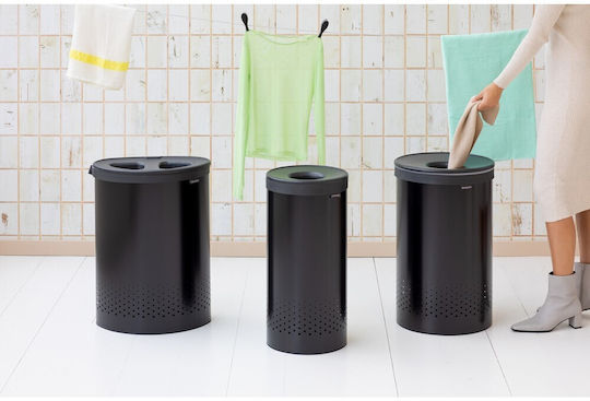 Brabantia Κάδος Απορριμμάτων Πλαστικός Μαύρος 35lt