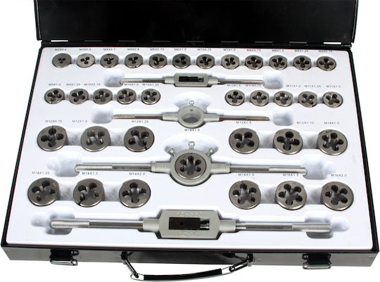 Set de tarozi și filiere Bass Bs-2144 110 buc M3 – M20 HSS