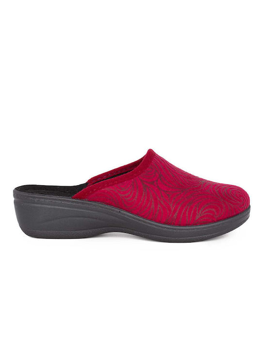 Inblu Anatomical Women's Slippers in Burgundy color