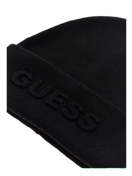 Beanie Γυναικείος Σκούφος Πλεκτός σε Μαύρο χρώμα