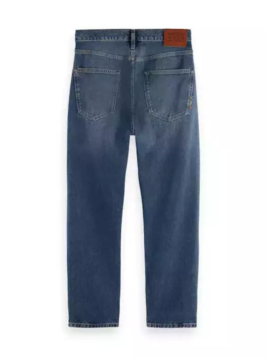 Scotch & Soda Men's Jeans Pants with Loose Tapered Fit Blue