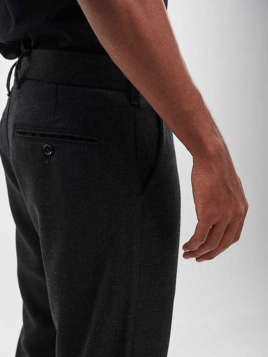 Men's Jeans Pants with Slim Fit Charcoal