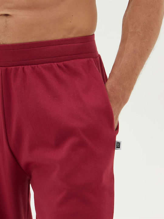Guy Laroche Зимно Мъжко панталонче на пижама Bordo