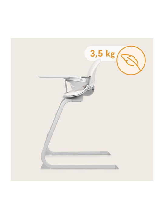 Lionelo Dalia Baby Hochstuhl 2 in 1 mit Höhenverstellbar Grau Stein