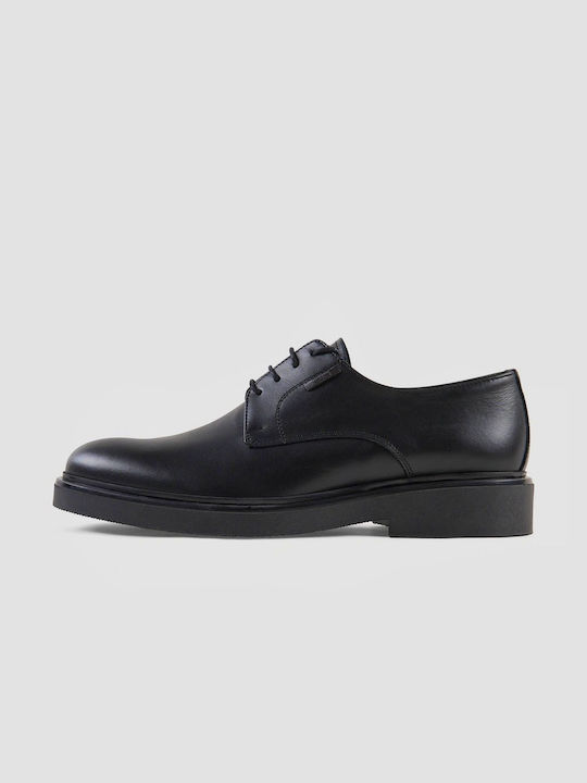 Antony Morato Men's Leather Casual Shoes Black