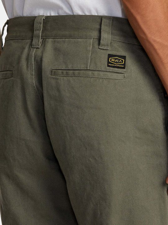 Americana Παντελόνι Chino σε Relaxed Εφαρμογή Olive