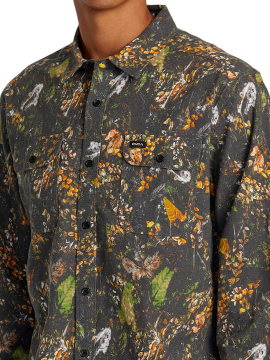 Long-sleeved Flannel Shirt Multicolour