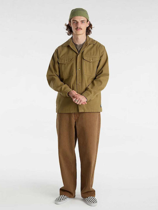 Дълъг Ръкав Overshirt Gothic Маслинен Зелен