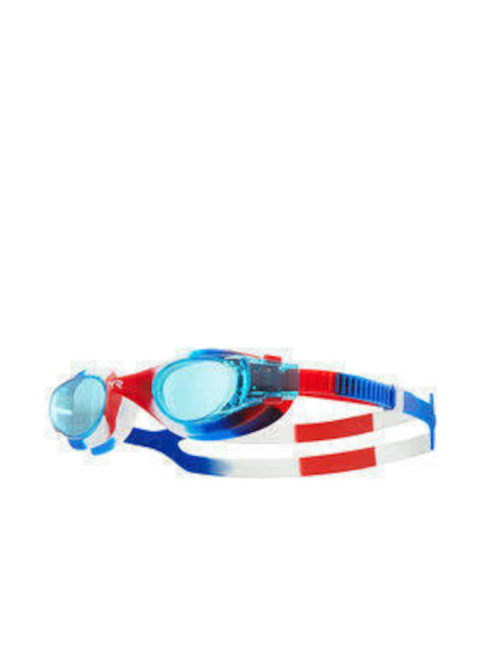 Tyr Vesi Tie Swimming Goggles Kids Blue